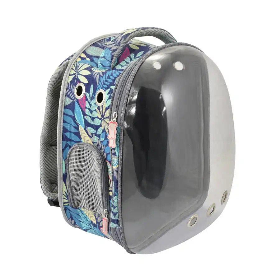 Nayeco Space Mochila con Esfera Azul para perros y gatos