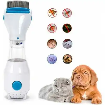 Pawffee Elektrischer Flohkamm für Haustiere, Läuse Entferner und Bürste - 1 pieza - Pawffee - Comparador de precios