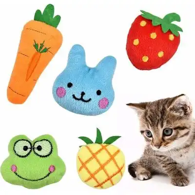 Pawffee Katzenminze Spielzeug 5er Set, Plüschspielzeuge para Katzen - 1 pieza - Pawffee - Comparador de precios