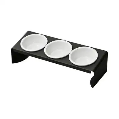 UAMLY Comedero de cerámica elevado 3 en 1 para gatos - negro - Uamly - Comparador de precios