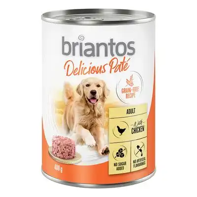Briantos Delicious Paté 6 x 400 g - Pollo - briantos - Comparador de precios