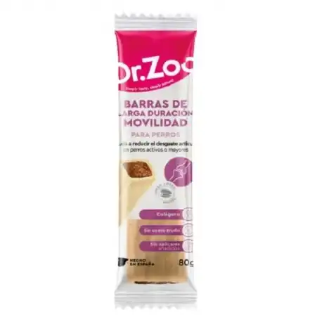 Dr.Zoo Barras de Larga Duración Movilidad Snack para Perros, 1 x 80 gr - Dr. Zoo - Comparador de precios
