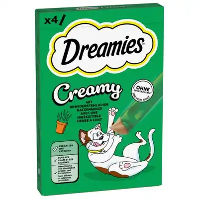 Dreamies Creamy Snacks snacks cremosos para gatos - Menta para gatos (44 x 10 g) - Pack Ahorro - Dreamies - Comparador de precios