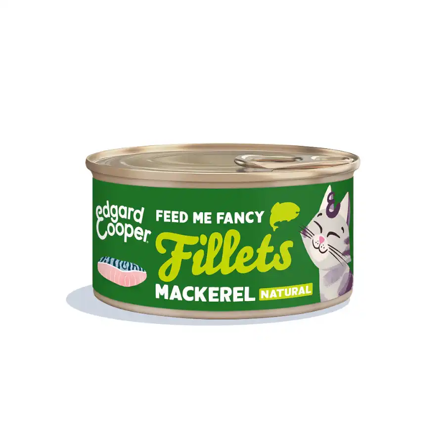 Edgard & Cooper Filetes de caballa en Caldo lata para gatos 70 g - Edgard & Cooper - Comparador de precios