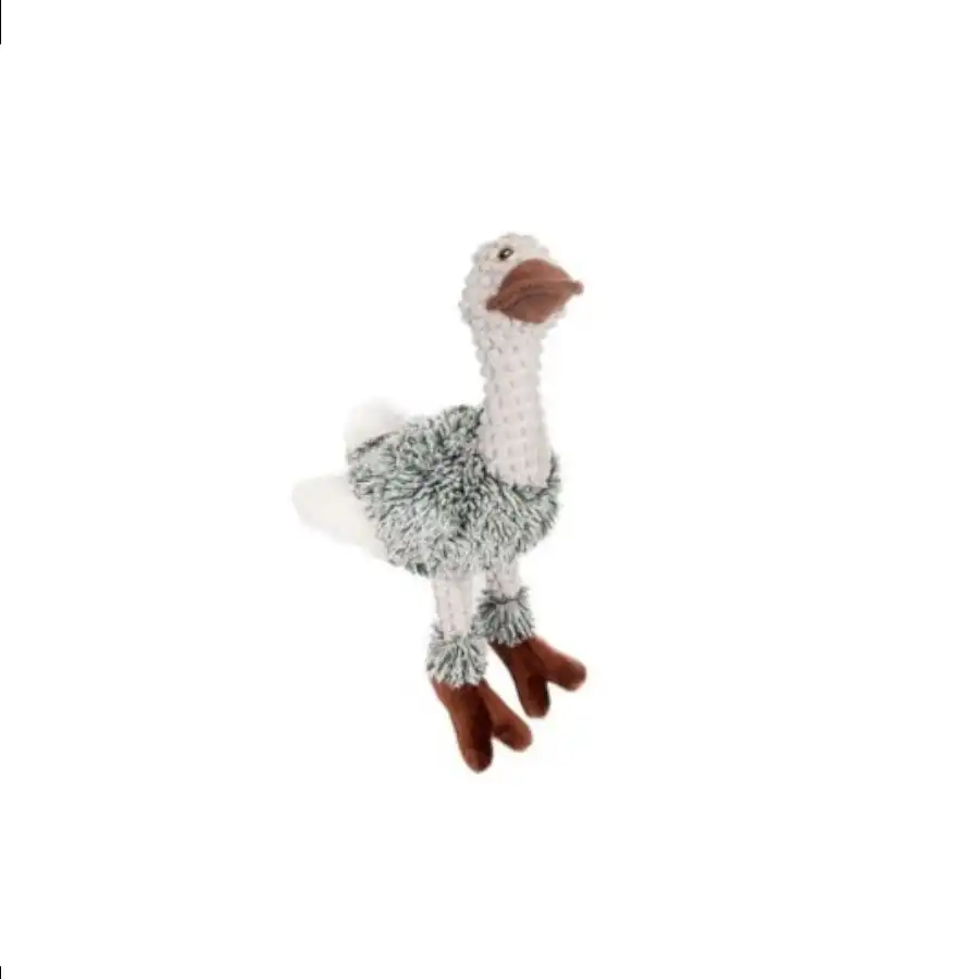 Flamingo Emú de Peluche Gris para perros