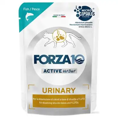 Forza 10 Urinary Active Vet Diet para gatos 12 x 80 g - Pescado - Forza10 Active Line Cat - Comparador de precios