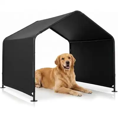 GIANTEX Toldo Refugio de Sombra para Perros 128 x 118 x 108 cm - Negro - Giantex - Comparador de precios