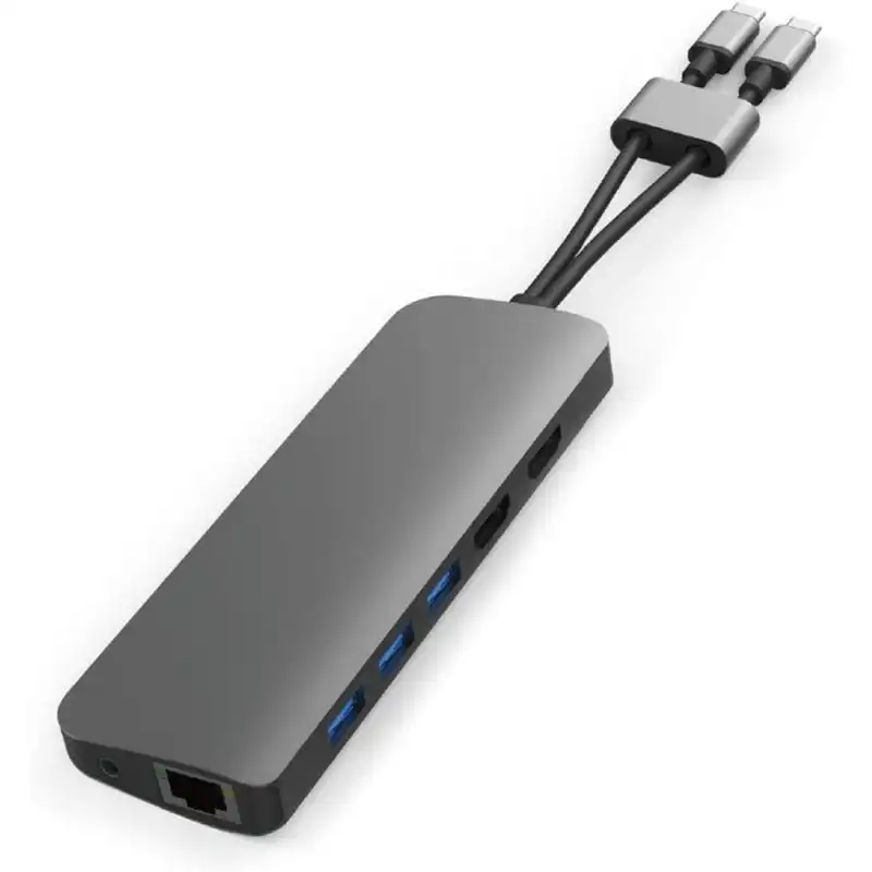 Hyper VIPER HUB USB-C 10 en 2 PD 60W Gris Espacial