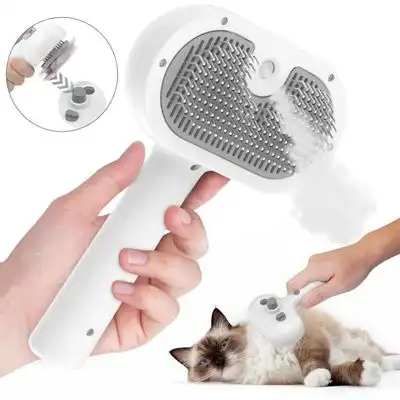 Pawffee Cepillo de vapor recargable 2 en 1 con depósito para perros y gatos - 1 pieza - Pawffee - Comparador de precios