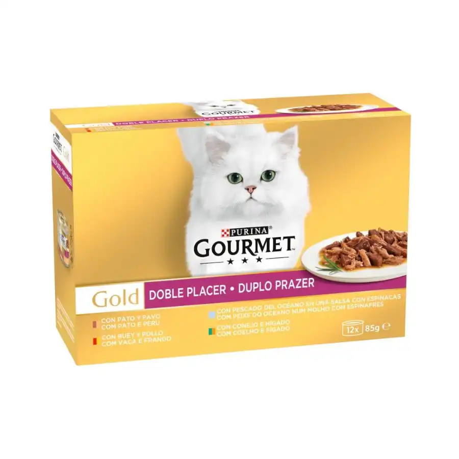 Gourmet Gold Doble Placer surtido 12 unid.