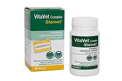 Vitavet Complex vitaminas para perros y gatos 60 cds