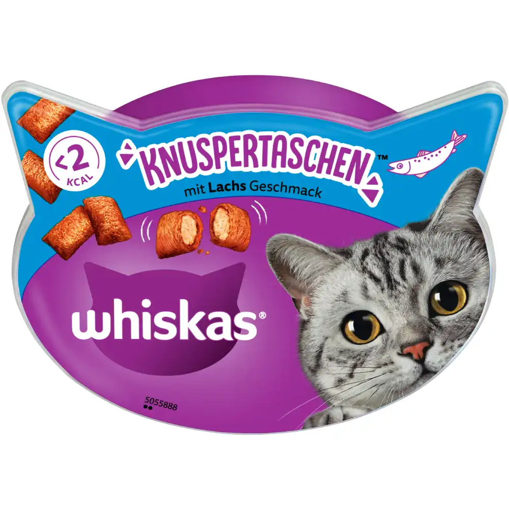 Whiskas Snacks Temptations salmón 60 gr.