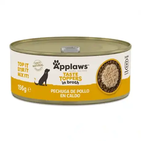 Applaws Taste Toppers para Perros en Caldo con Pollo, 12x156 gr - Applaws - Comparador de precios