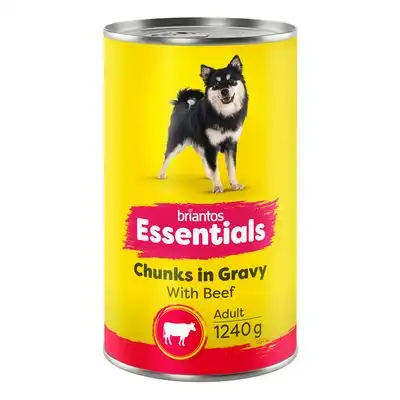 Briantos Essentials Chunks in Gravy 6 x 1240 g - Vacuno - briantos - Comparador de precios