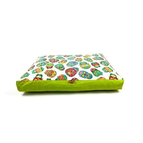 Colchón Calavera Mexicana para perros color Verde - Thepetlover - Comparador de precios