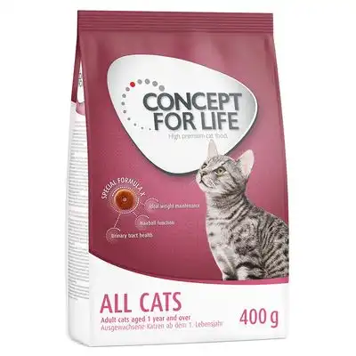 Concept for Life All Cats - ¡Receta mejorada! - 400 g - Concept for Life - Comparador de precios