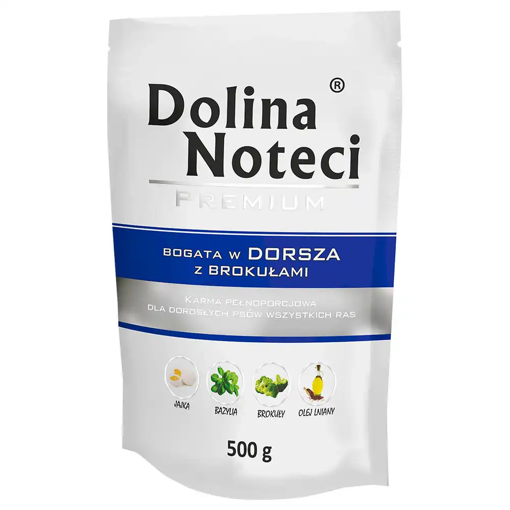 Dolina Noteci Bolsas Premium 10 x 500 g - Bacalao con brócoli