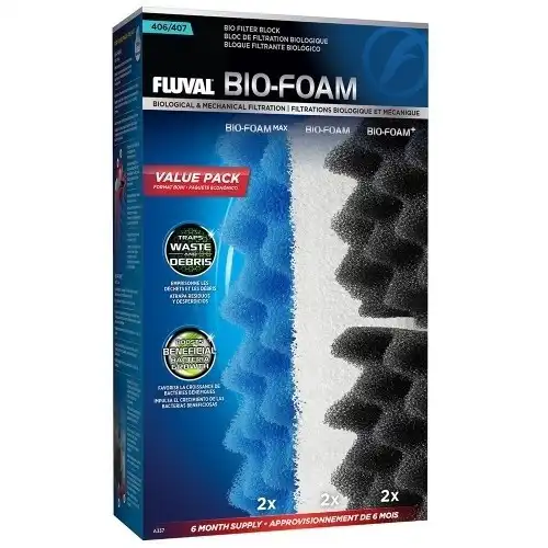 Filtro Fluval Bio-Foam pack de 6 meses modelo 407 - Fluval - Comparador de precios