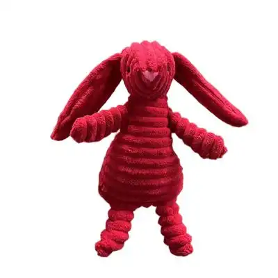 IntiMeg Conejo de peluche chirriante para perros - Rojo - IntiMeg - Comparador de precios