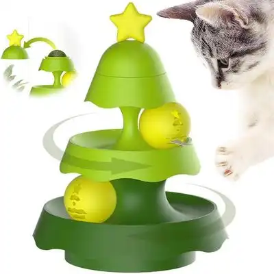 IntiMeg Tablero de actividades para gatos con mecanismo giratorio - 13 piezas - IntiMeg - Comparador de precios