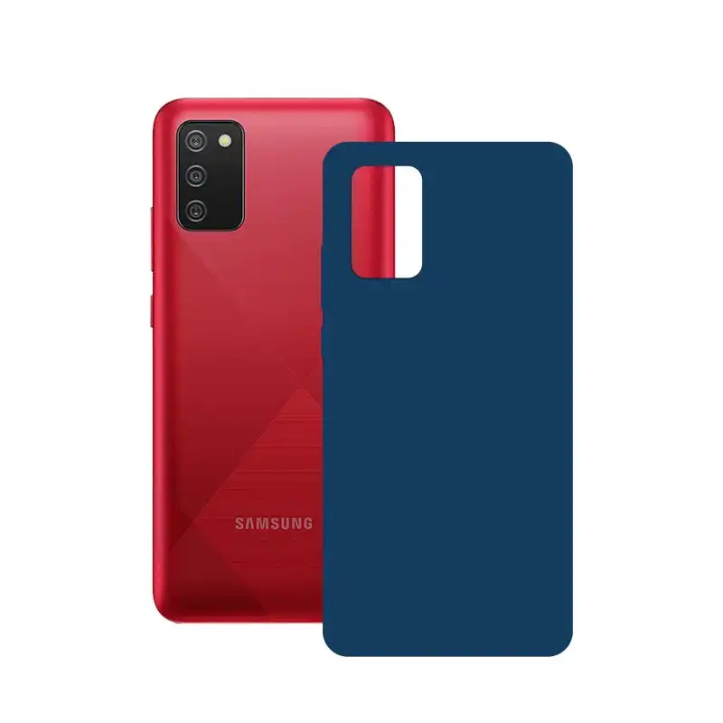 Ksix Funda Silk Azul para Samsung Galaxy A02S