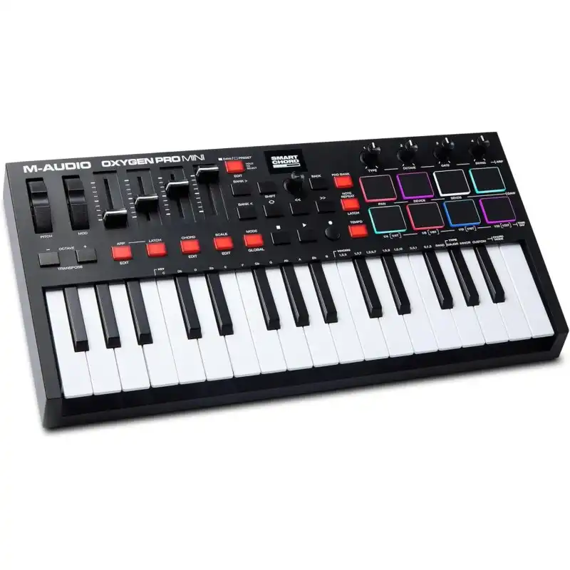 M-Audio Oxygen Pro Mini Teclado Controlador MIDI USB con 32 Teclas Negro