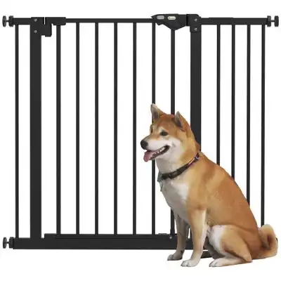 PawHut Barrera de Seguridad 94x2x77 cm Negro - 1 Article - PawHut - Comparador de precios
