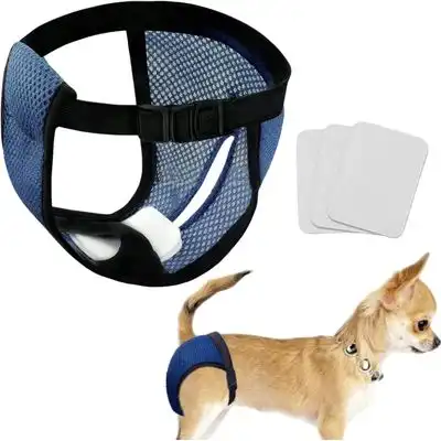 Qinhul Pantalones higiénicos de malla transpirable para perros - METRO - Qinhul - Comparador de precios