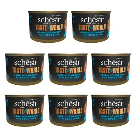 Schesir Taste The World Comida Húmeda para Perros Cordero con Cous Cous, 8 x 150 gr - Schesir - Comparador de precios
