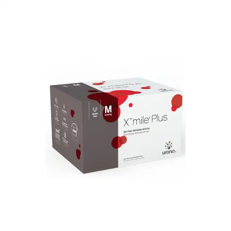 Urano Xmile Plus Barritas Dentales M 320Gr 15Uds, Gramos 320gr - Urano Vet - Comparador de precios