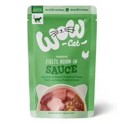 WOW Cat en salsa 8 x 85 g - Pollo - WOW Cat - Comparador de precios