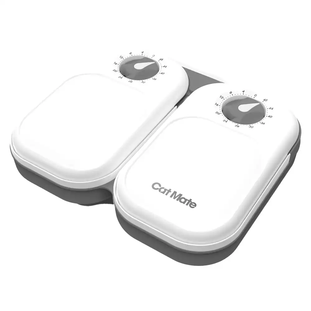 Comedero automático doble Cat Mate C200 - Comedero automático de 2 porciones - Cat Mate - Comparador de precios