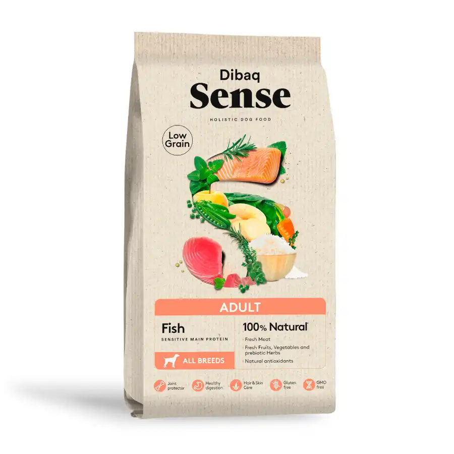Dibaq Sense Pienso Low Grain Salmón y Atún para perros - 2 Kg - Dibaq - Comparador de precios