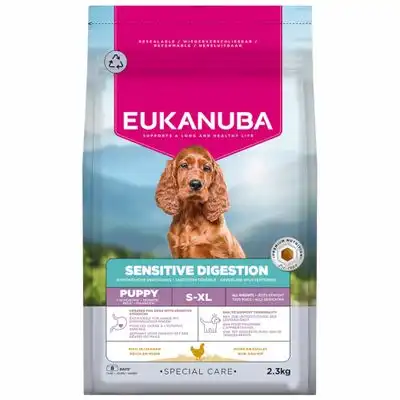 Eukanuba Special Care Sensitive Digestion Puppy con pollo y pavo - 2,3 kg - Eukanuba - Comparador de precios