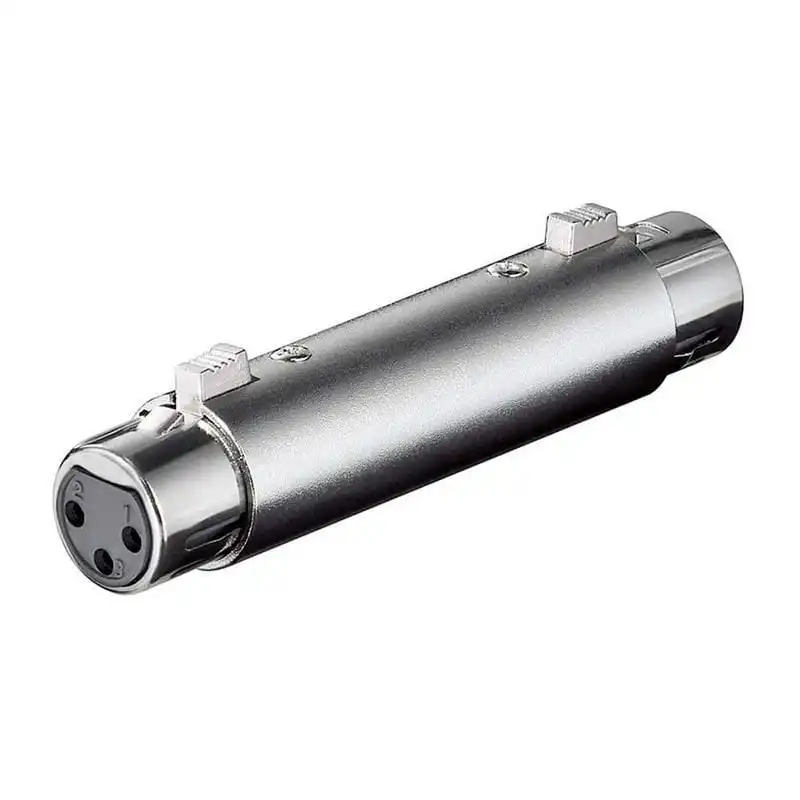 Goobay Adaptador XLR Hembra/Hembra Gris