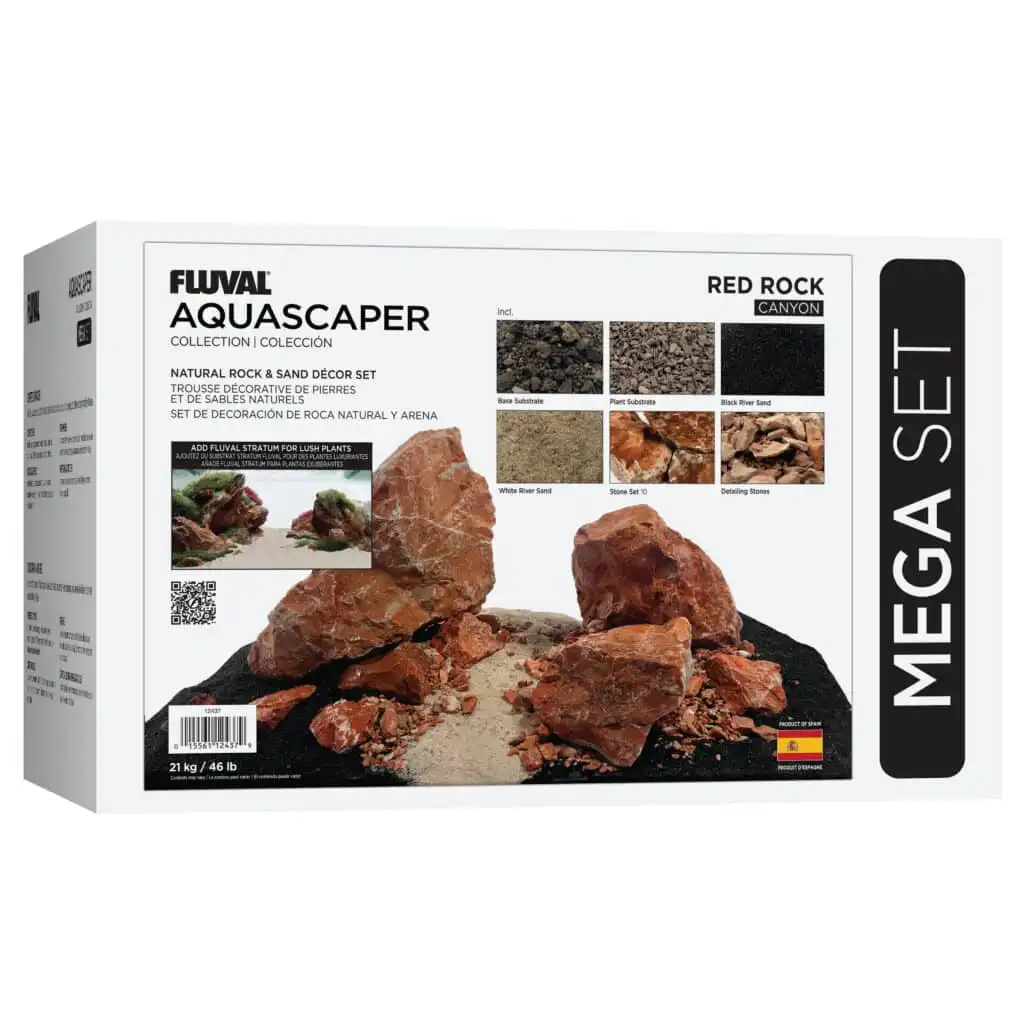 Kit Aquascaper Fluval, Cañón roca roja, ,Nano, 11 kg - 1 (Nano 11 kg) ud. - Fluval - Comparador de precios