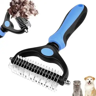MCBOSON Cepillo para perros de doble cara con 17+9 dientes. - 1 pieza - Mcboson - Comparador de precios