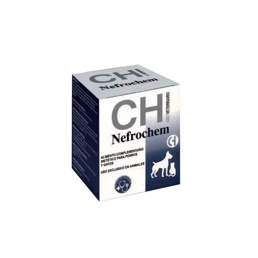 Nefrochem suplemento natural para perros y gatos que apoya la función renal Chemical Ibérica - 1 (300 g) ud. - CHEMICAL IBÉRICA - Comparador de precios