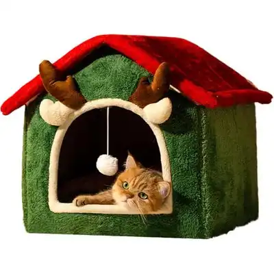 Qinhul Una cálida y navideña casita para gatos - Artículo 1 - Qinhul - Comparador de precios