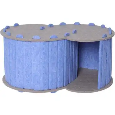 UAMLY Cama para gatos con doble agujero - azul - Uamly - Comparador de precios