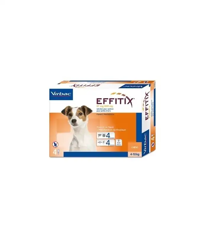 Virbac Effitix 4-10 Kg 24 Pipetas - Virbac - Comparador de precios