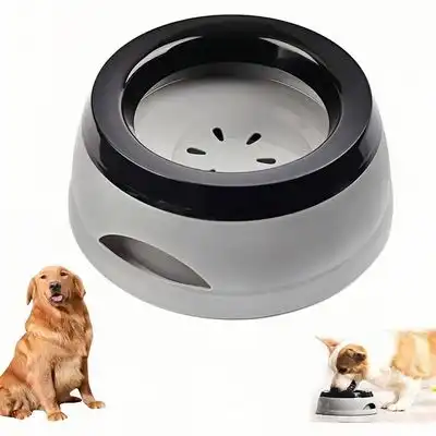 ZooVenture Bebedero para perros a prueba de derrames - Gris - Zooventure - Comparador de precios