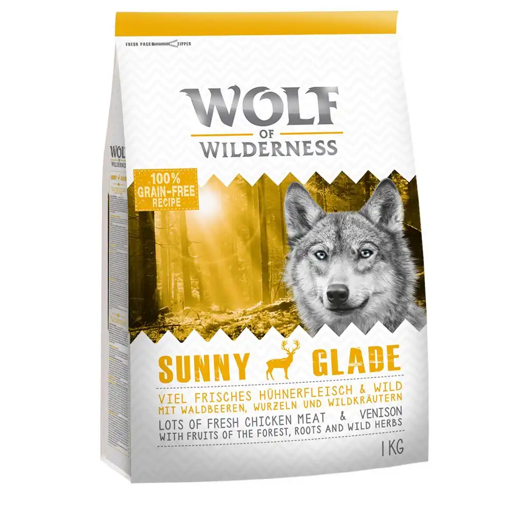 Wolf of Wilderness Sunny Glade con venado - 1 kg