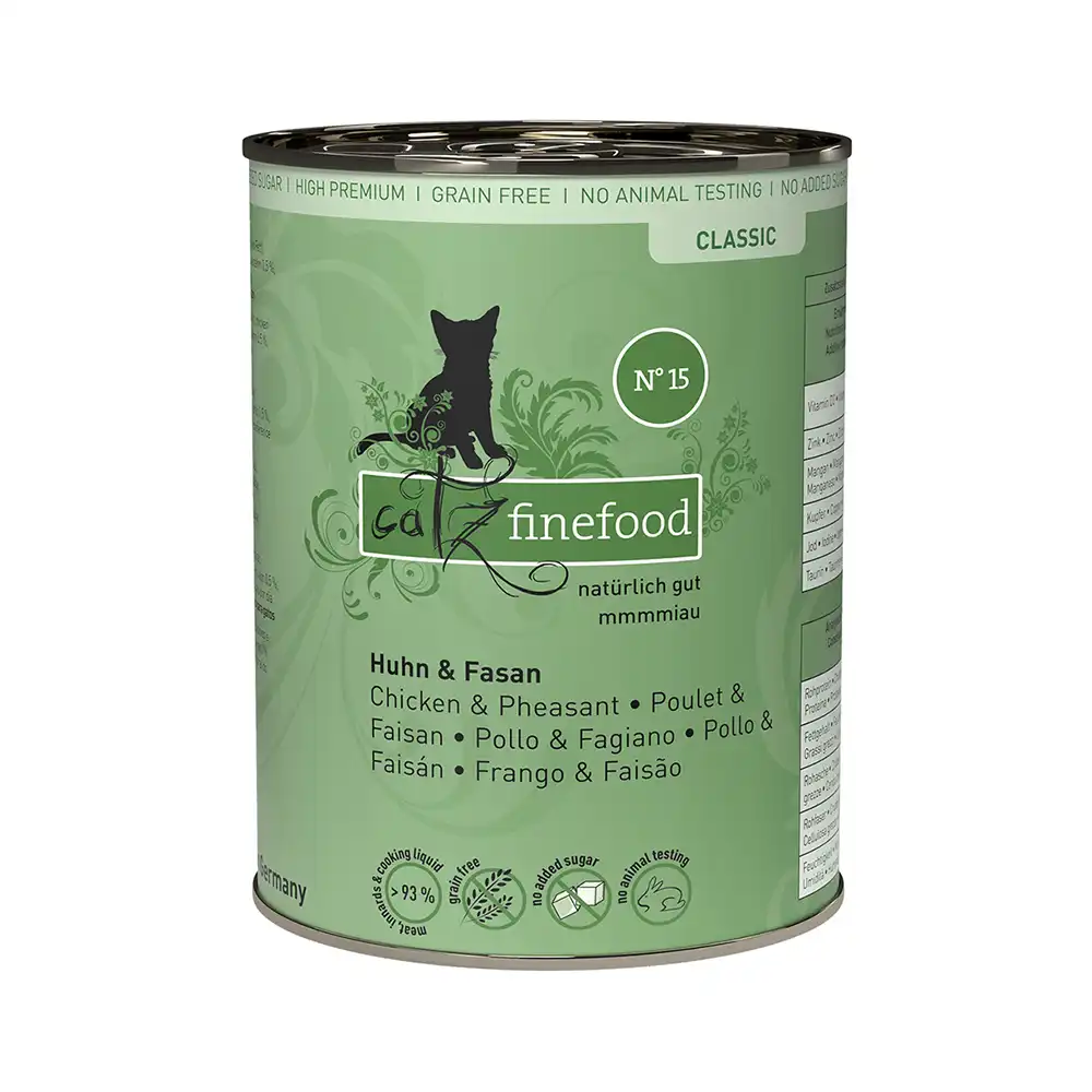 catz finefood en latas 6 x 400 g - Pollo y faisán