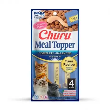 Churu Meal Topper Alimento Complementario para Gatos con Atún, 48x14 gr - Churu - Comparador de precios
