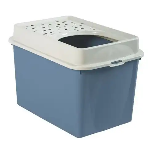 Cstore berty arenero moderno azul y blanco para gatos - Cstore - Comparador de precios