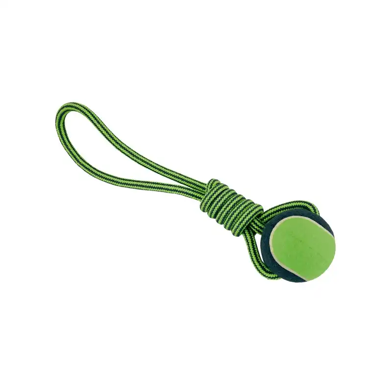 Cuerda Nayeco Tirador Con Pelota Para Perro 50 Cm 1 Unidad. - Nayeco - Comparador de precios