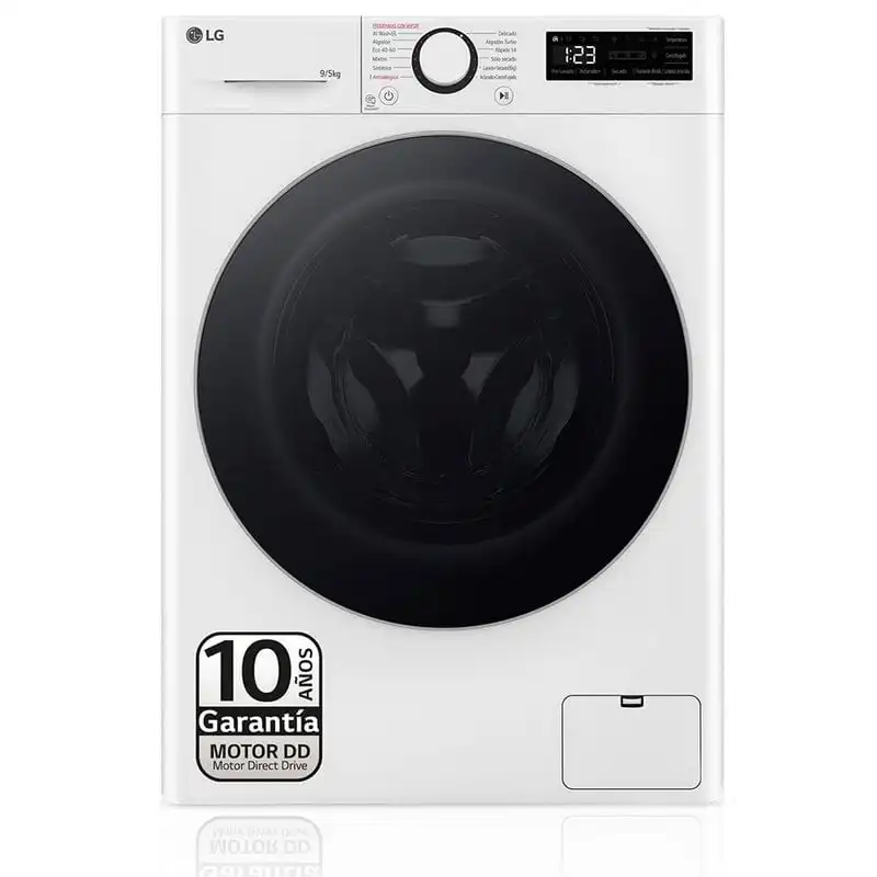 LG F2DR5S09A1W Lavasecadora de Carga Frontal 9Kg/5Kg E Blanca