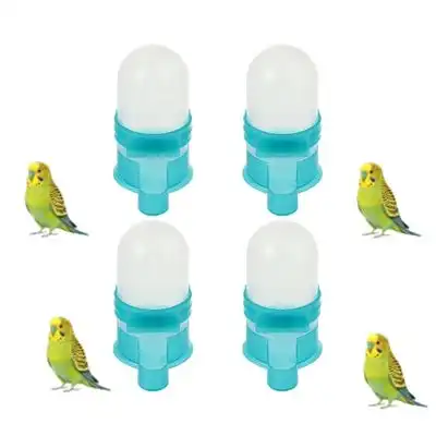 MCBOSON Juego de 4 bebederos automáticos palomas 500 ml, PP transparente - 1 artículo - Mcboson - Comparador de precios