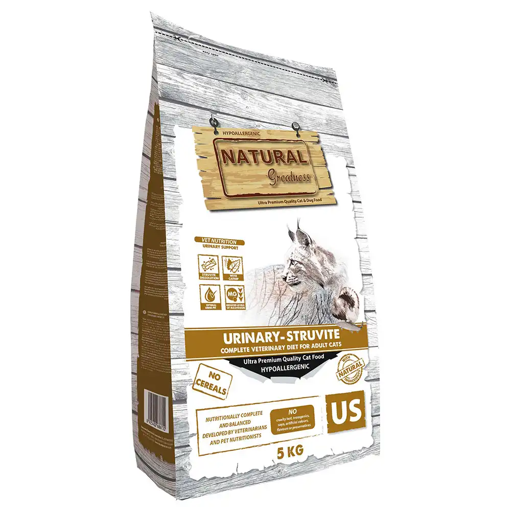 Natural Greatness Diet Vet Urinary Struvite pienso para gatos - 5 kg